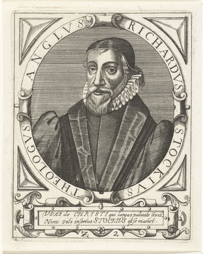Porträt von Richard Stock von Theodore de Bry